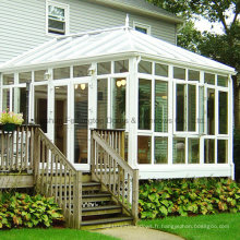 Solarium en alliage d&#39;aluminium avec verre trempé creux (FT-S)